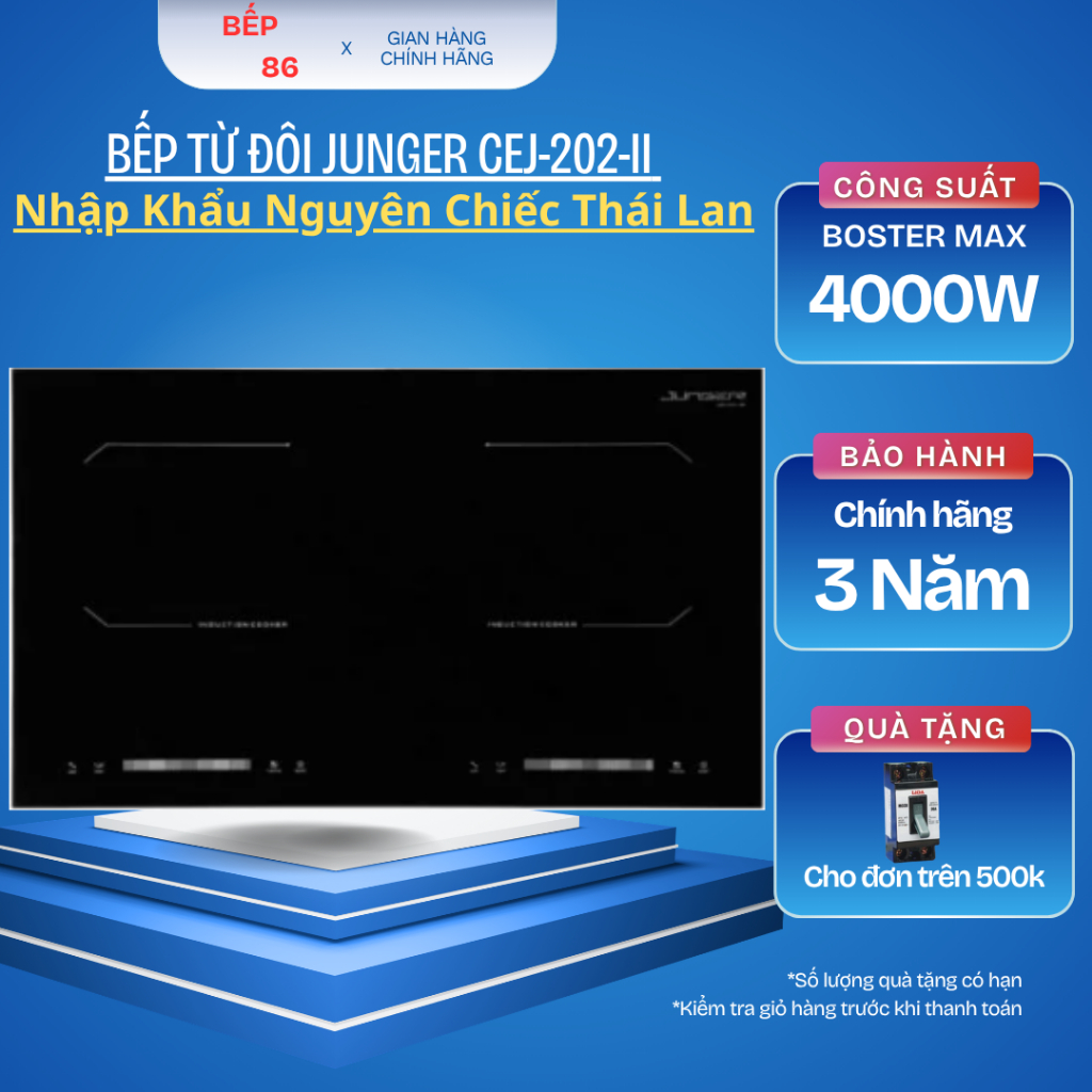 Bếp từ đôi Junger CEJ-202-II