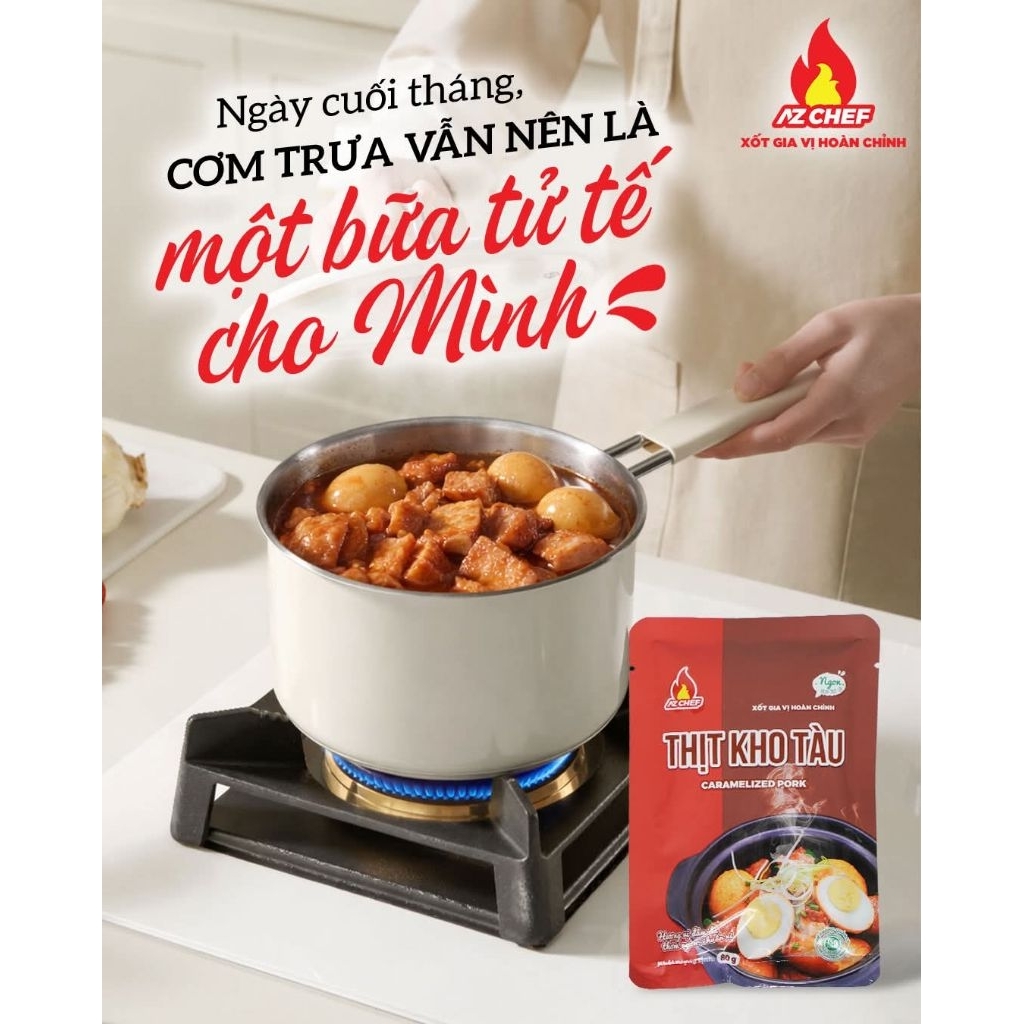 XỐT NẤU THỊT KHO TÀU 80g_ AZ Chef