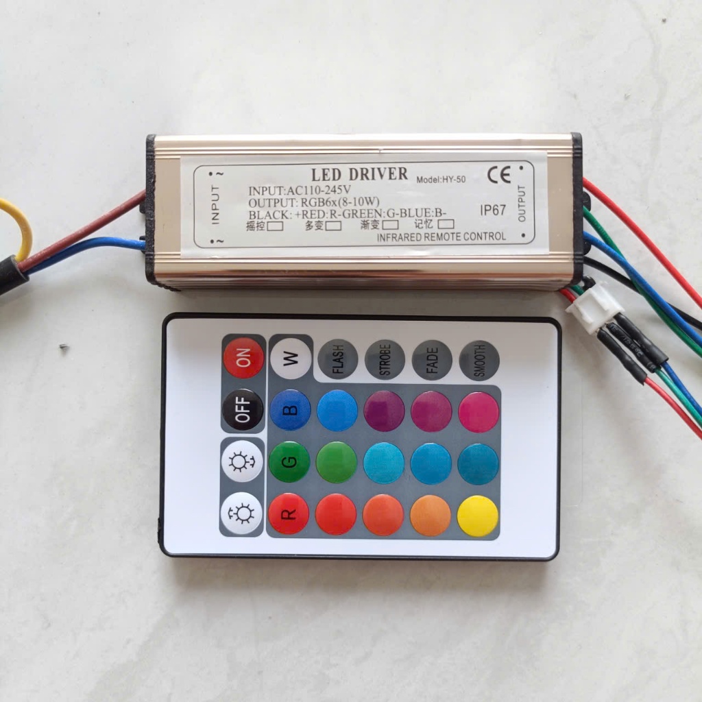 NGUỒN PHA LED 50W - RGB