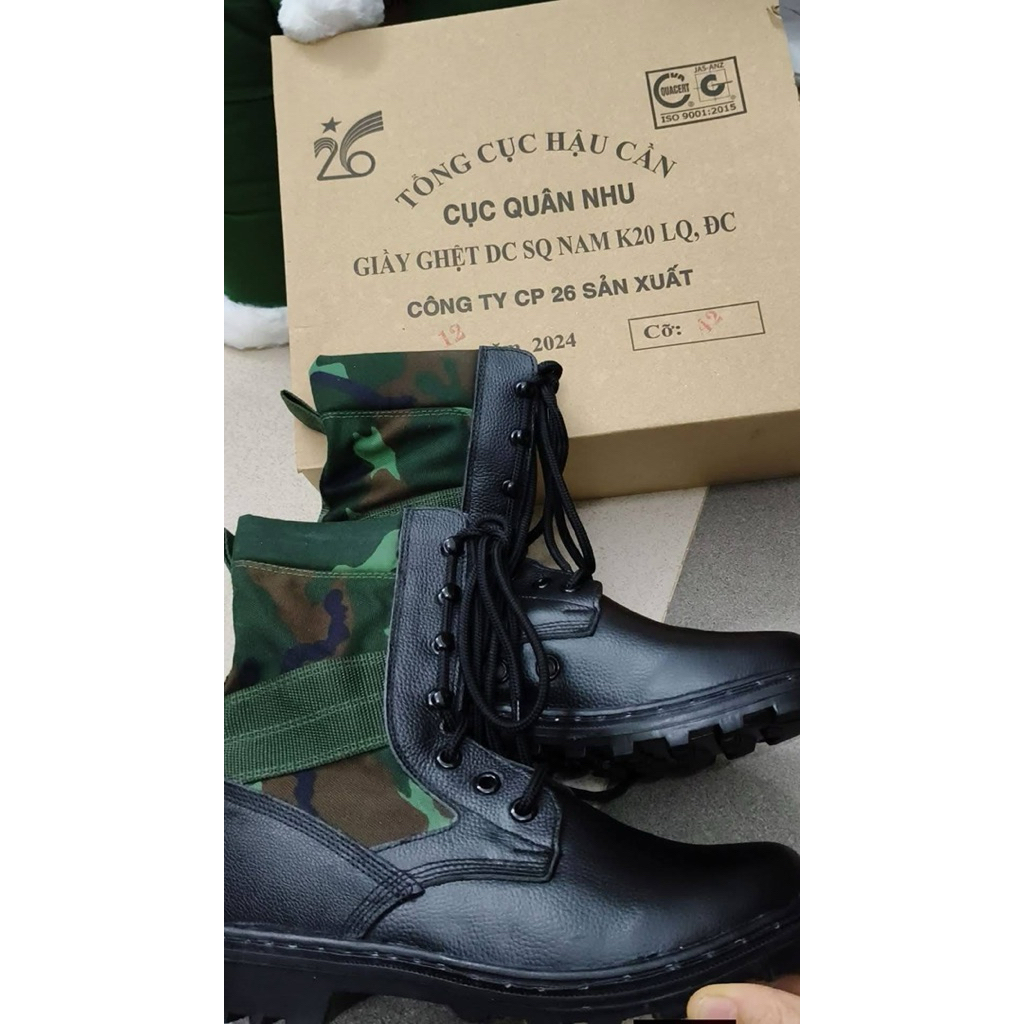 giày ghệt lao động k.2.0 chuẩn QĐ