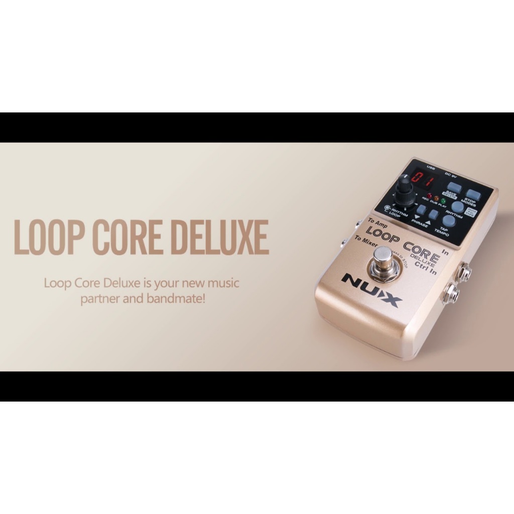 Pedal Guitar Nux Loop Core Deluxe Bundle - Liri Music