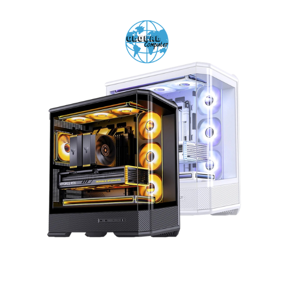 (FULL VAT) Vỏ case máy tính JONSBO D400 BLACK | WHITE