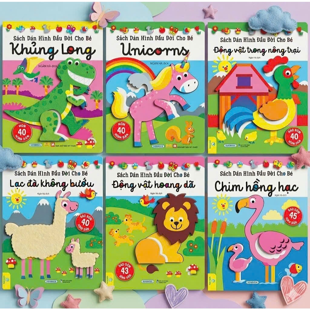 Sách - Dán Hình Đầu Đời Cho Bé - ndbooks