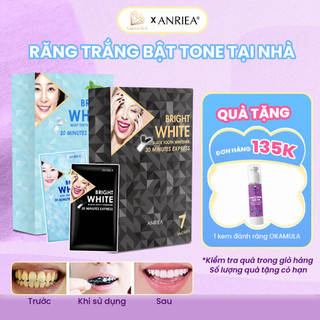Miếng dán hỗ trợ trắng răng anriea - trắng sau 30p