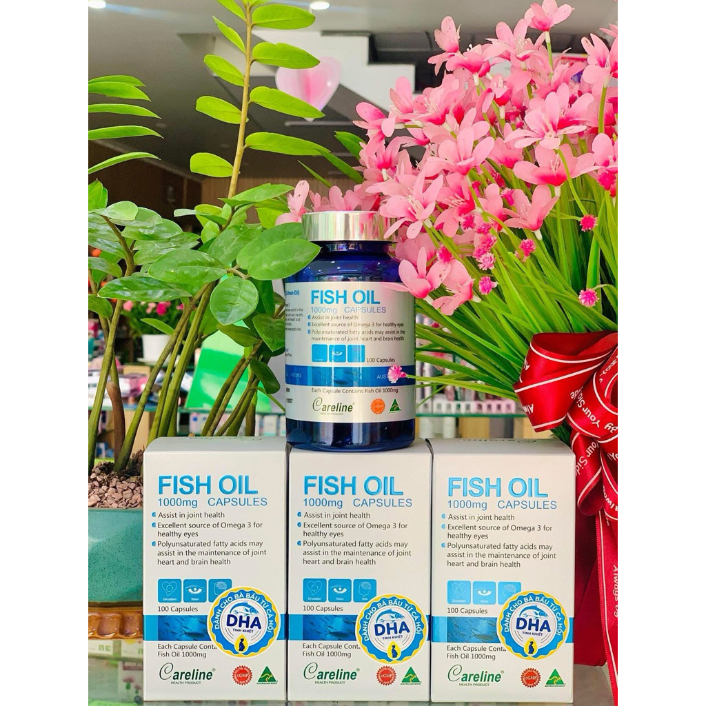 Dầu cá hồi đại dương Careline Fish Oil 1000mg