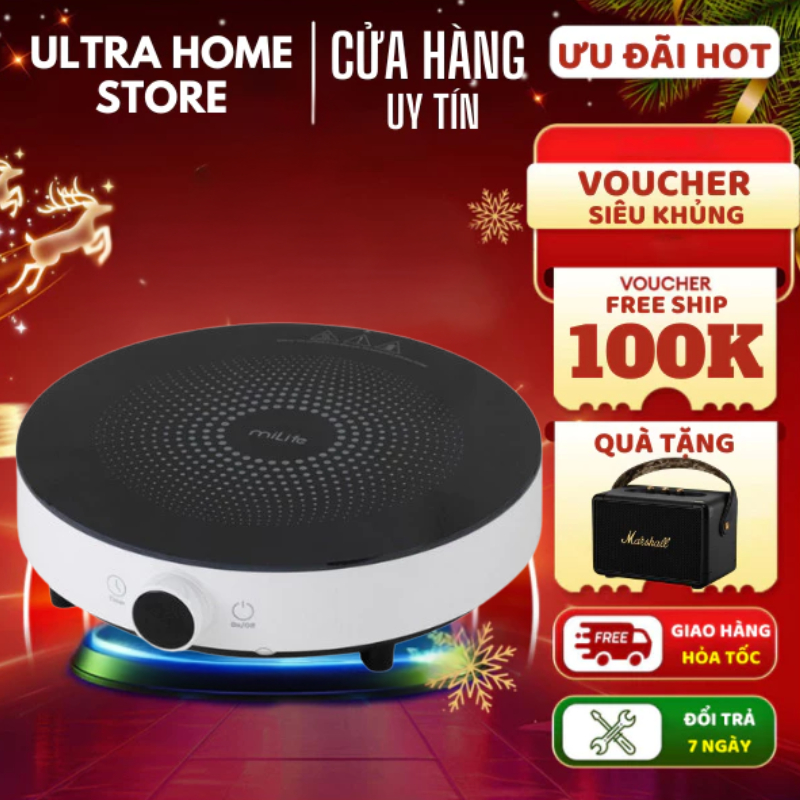Bếp từ miLife Youth Lite , bếp từ milife N2 9 mức nhiệt / BH 12 tháng
