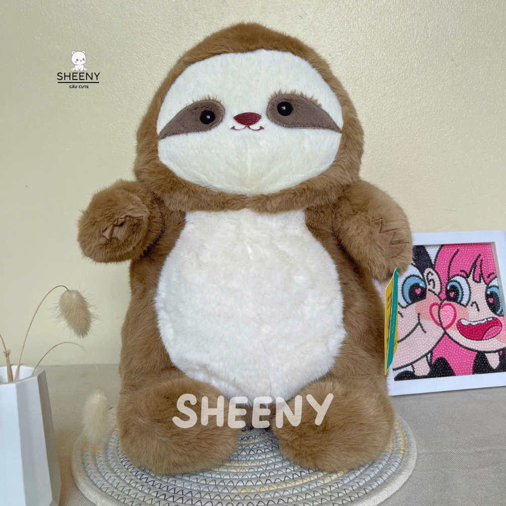 [Ảnh Thật] Gấu Bông Lười Yumi BOBOVA Cute Thú Nhồi Bông Lười Yumi Dễ Thương GB070