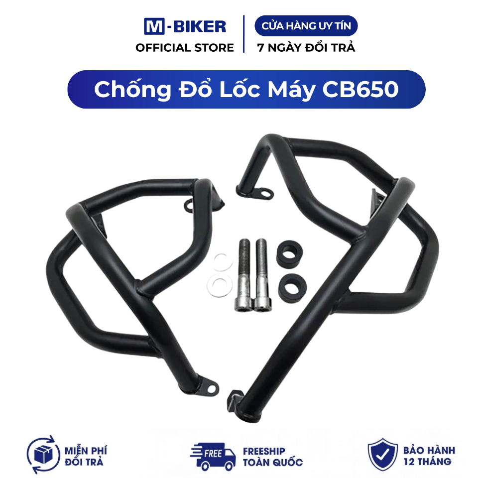 Chống Đổ Lốc Máy CB650, khung chống đổ cb650r bảo vệ lốc máy | M-Biker
