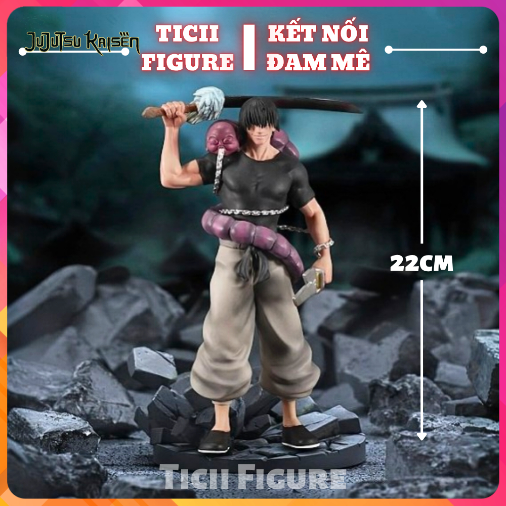 (Có sẵn) Mô hình Chú thuật Hồi Chiến - Toji Fushiguro cao 22cm cực nét - Figure Jujutsu Kaisen