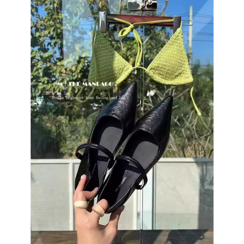 Giày bệt búp bê nữ quai mềm WINDY xinh xắn da mềm êm chân không đính hạt BB-0246 | BigBuy360 - bigbuy360.vn