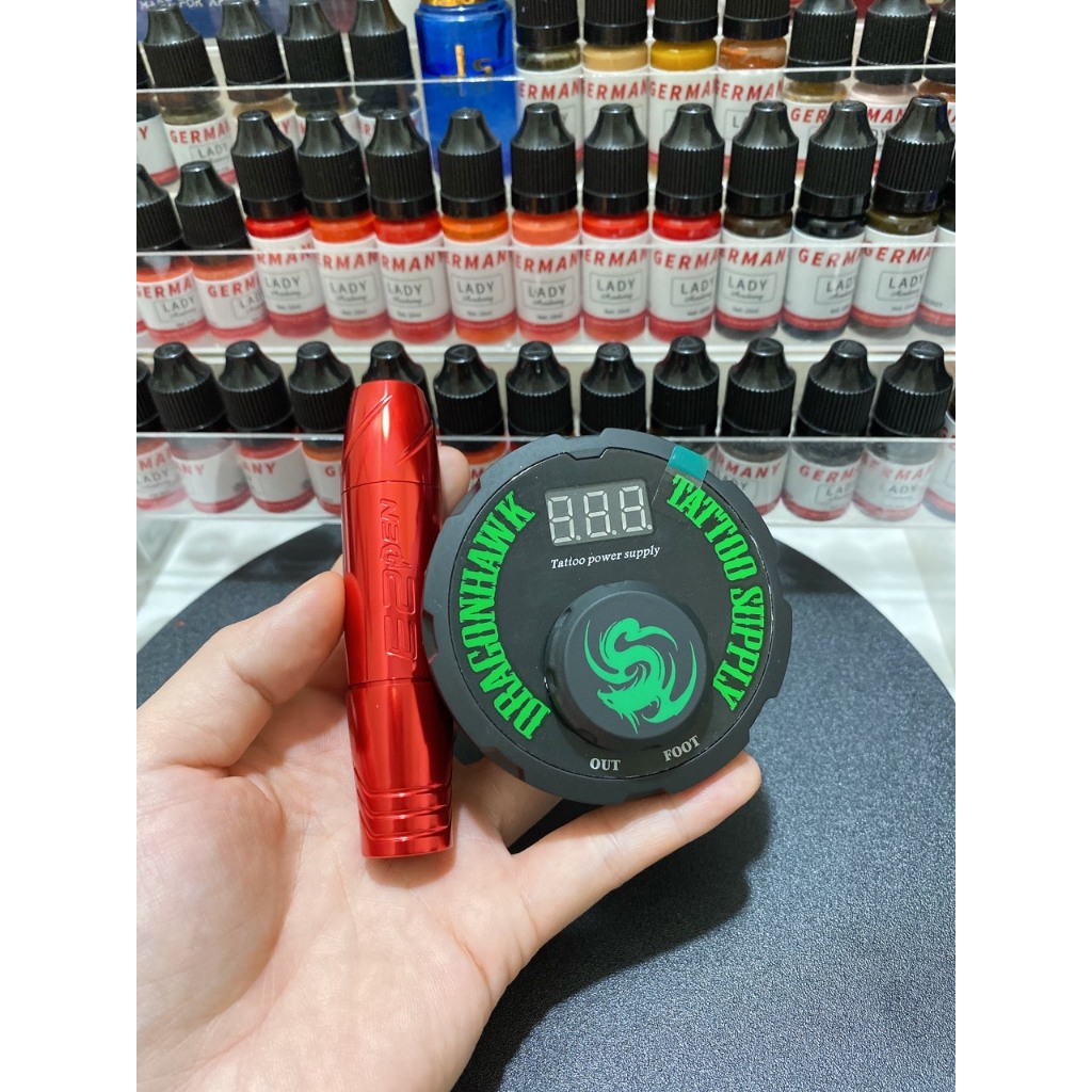 Máy Pen E2 logo chìm Phun Xăm Môi Chính Hãng