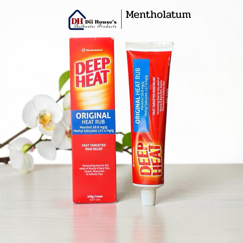 Kem Xoa Bóp - Mentholatum Deep Heat Original Heat Rub - dii.