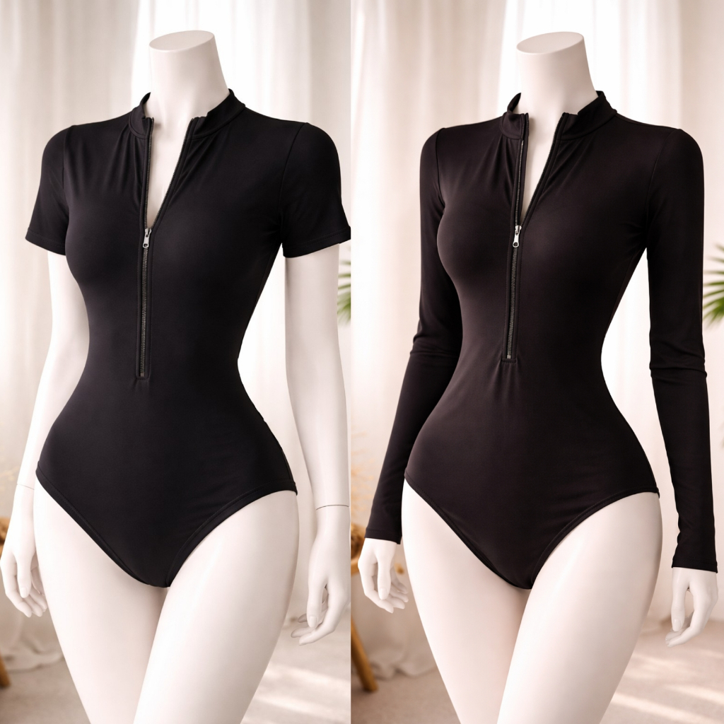 Bikini Liền Mảnh Đi Biển Chất Thun Co Dãn Thoải Mái, Che Khuyết Điểm, Tôn Dáng, Đồ Bơi Nữ Kín Đáo | BigBuy360 - bigbuy360.vn