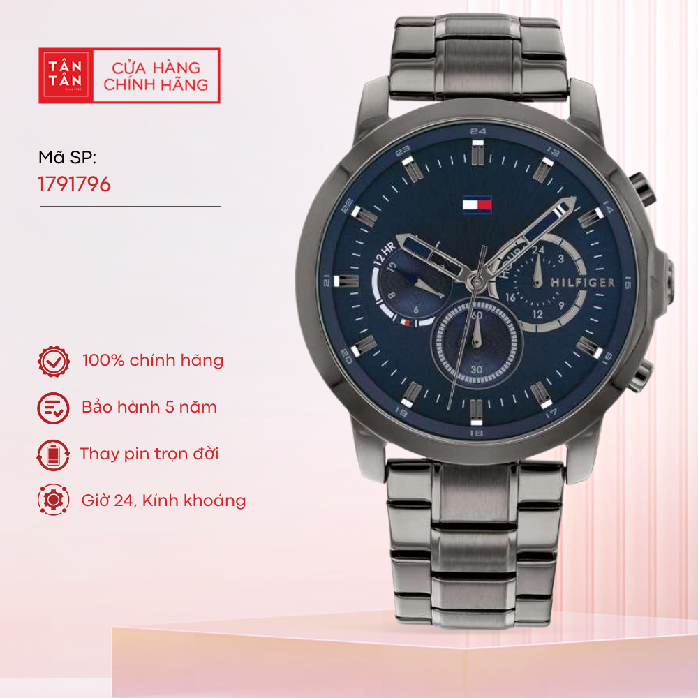 Đồng Hồ Nam Tommy Hilfiger Jameson 1791796 Quartz 45mm - Đồng Hồ Tân Tân