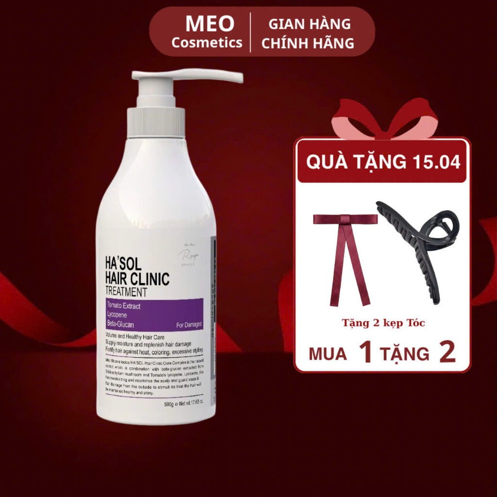 Kem Ủ Tóc Hasol Hair Clinic Treatment Phục Hồi Hư Tổn Và Giảm Gãy Rụng, Dưỡng Tóc Mềm Mượt, Chắc Kho