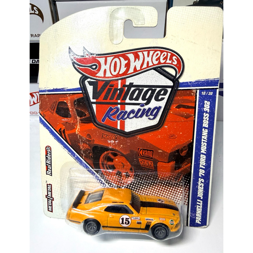 Xe mô hình Hotwheels Parnelli Jones’s Mustang Boss 302 (Super Rare)