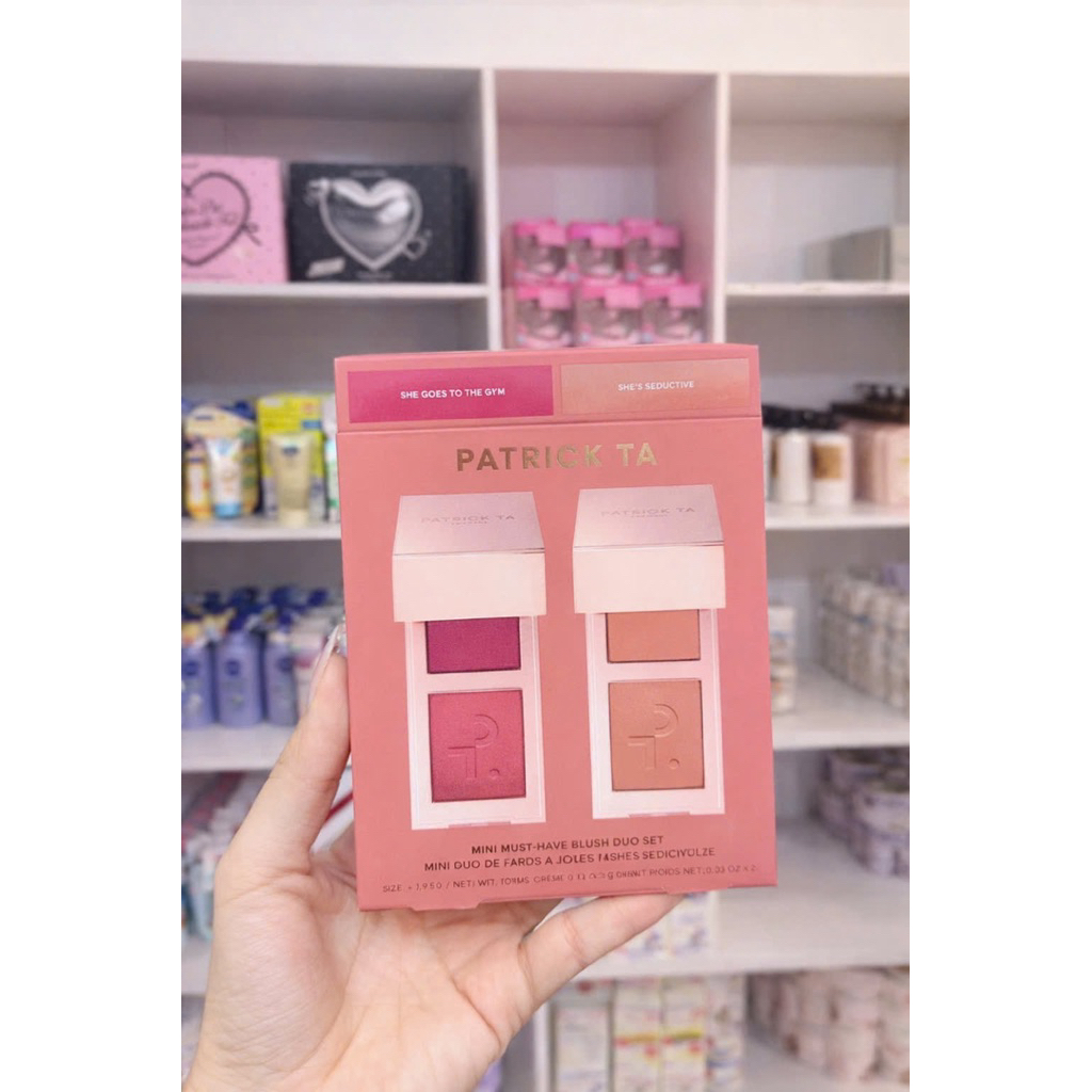 Patrick Ta Mini Must-Have Blush Duo Set má hồng mini 2 ô✨
