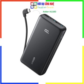 Sạc Dự Phòng Anker A110D Zolo 10000mAh 22.5W - Sạc Nhanh PD - Kèm Cáp Type C Siêu Bền - Bảo Hành 18 Tháng Chính Hãng
