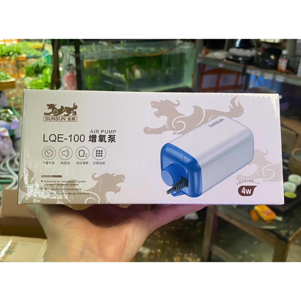 Máy sủi oxy SUNSUN LQE 100/200
