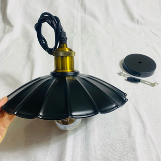 Đèn Thả Lá Sen D25cm Đui Đồng Cực Chất - Decor Quán Cafe | Đèn Toàn Lợi