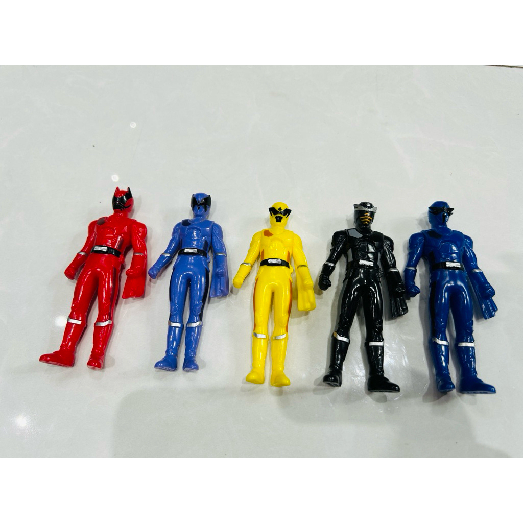Mô hình Sofubi Vinyl 12cm Power Rangers Ohsama Gattai King-Ohger Set