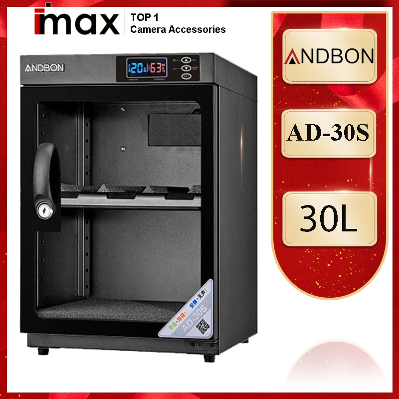 TỦ CHỐNG ẨM THIẾT BỊ MÁY ẢNH, Y TẾ... ANDBON AD-30S