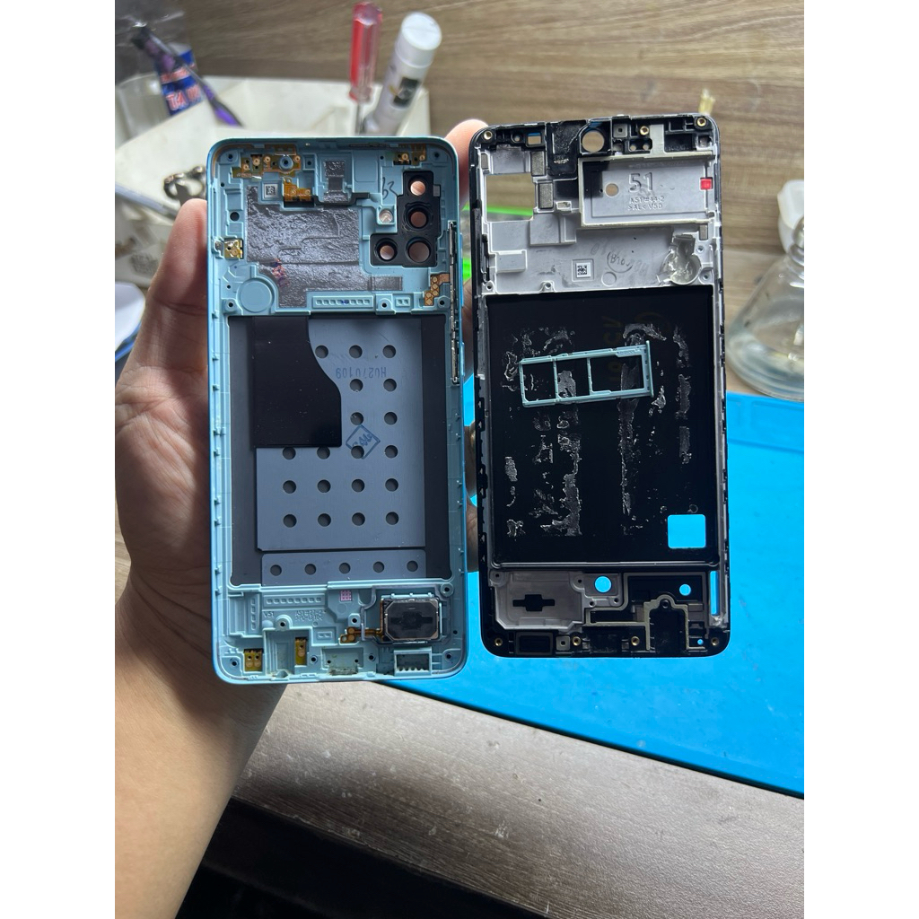 Bộ vỏ sườn samsung a51 cũ đã dùng