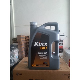 Nhớt Kixx GX7 SN PLUS 10W40 - 4L Semi Synthetic (P) ( Can nhựa 4 Lít )