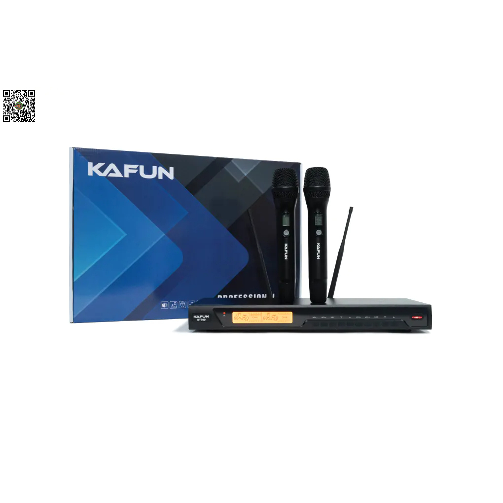 Micro Không Dây Kafun KT300 - Sóng Ổn Định - Dễ Dùng - Karaoke Gia Đình Giá Tốt - Hàng Chính Hãng