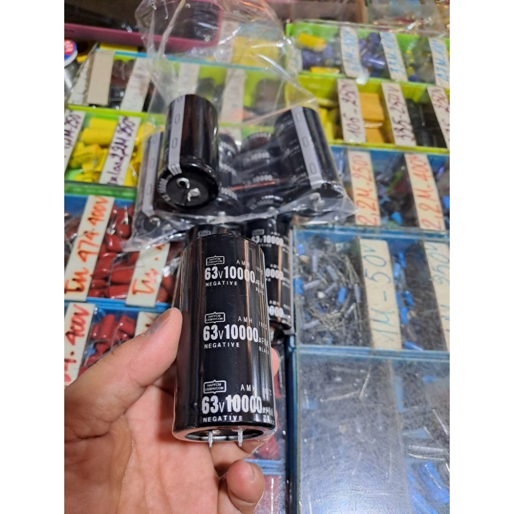 Tụ lọc âm li 10000uf 63v