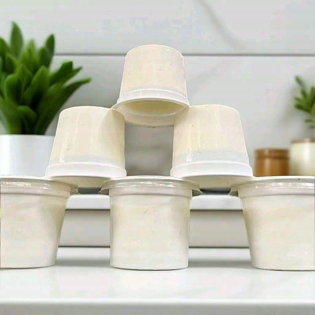 Set 500 Ly nhựa 140ml kèm nắp đựng kem yaourt phomai