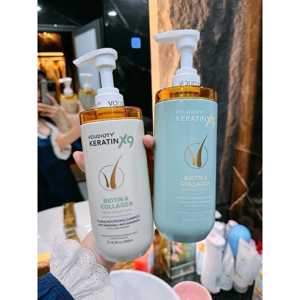 GỘI XẢ kERATIN X9
