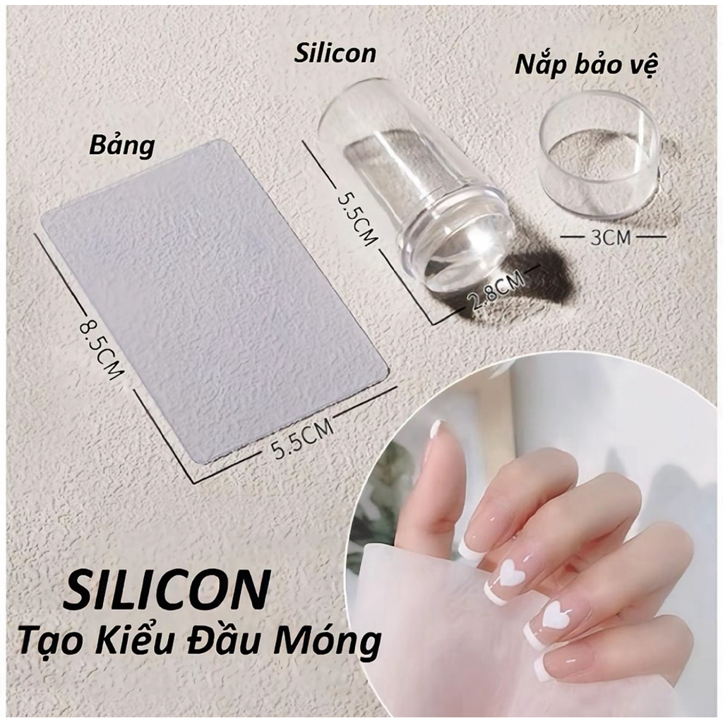 con dấu silicon (fen đầu +in móng)