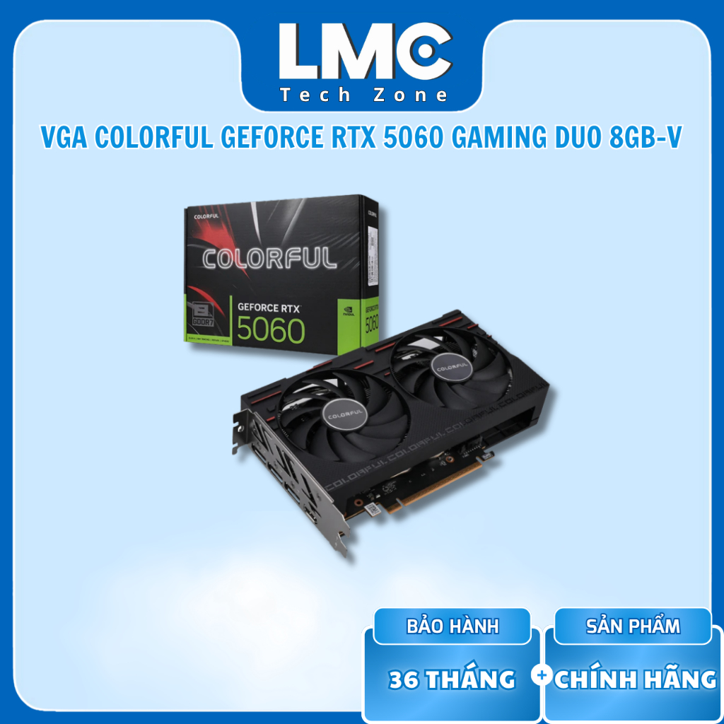 VGA Colorful RTX 5060 Gaming DUO 8GB-V