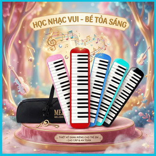 Kèn Melodica 32 Phím Cao Cấp – Âm Chuẩn, Dễ Thổi, Kèn Pianica Cho Học Sinh – Full Phụ Kiện Túi + Ống Thổi Ngắn Dài