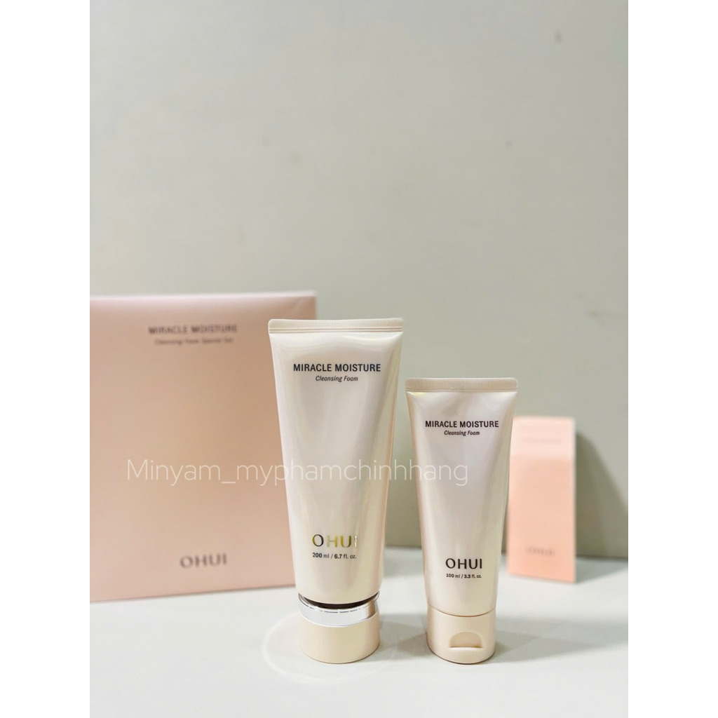(Ohui) Sữa rửa mặt Ohui Ohui Miracle Moisture Cleansing Foam Set