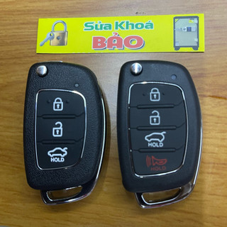 Vỏ Remote Gập Accent,I10,I20,Solati 3 nút