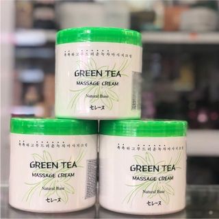 Kem Massage Trà Xanh Green Tea Hàn Quốc Chống Lão Hóa, Cấp Ẩm, Làm Sạch, Thải Độc Tố Cho Da 450g.