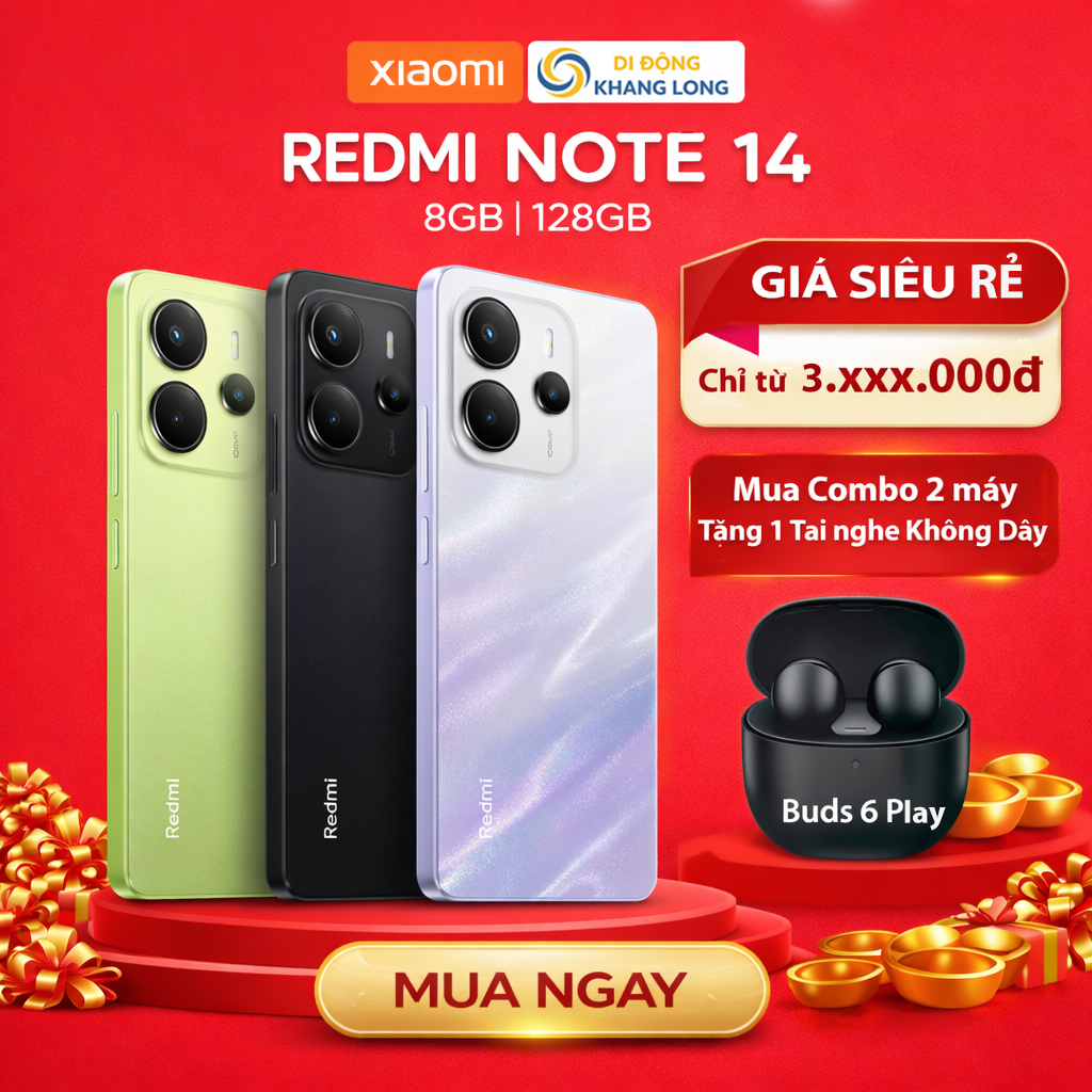 Điện Thoại Xiaomi Note 14 8GB/128GB | 8GB/256GB - Hàng Chính Hãng