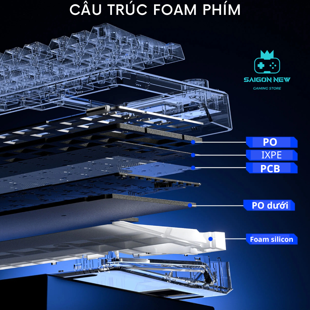 Bàn phím cơ không dây AULA F98 PRO v3 - Bàn phím cơ có màn hình tùy chỉnh, 3 mode kết nối | BigBuy360 - bigbuy360.vn