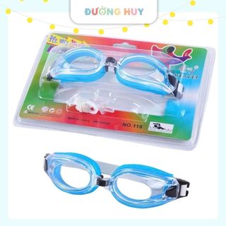 Kính Bơi Chống Tia UV Cao Cấp Cho Bé Và Người Lớn - Dây Silicon Mềm Mại- Tặng Kèm Nút Tai Và Kẹp Mũi