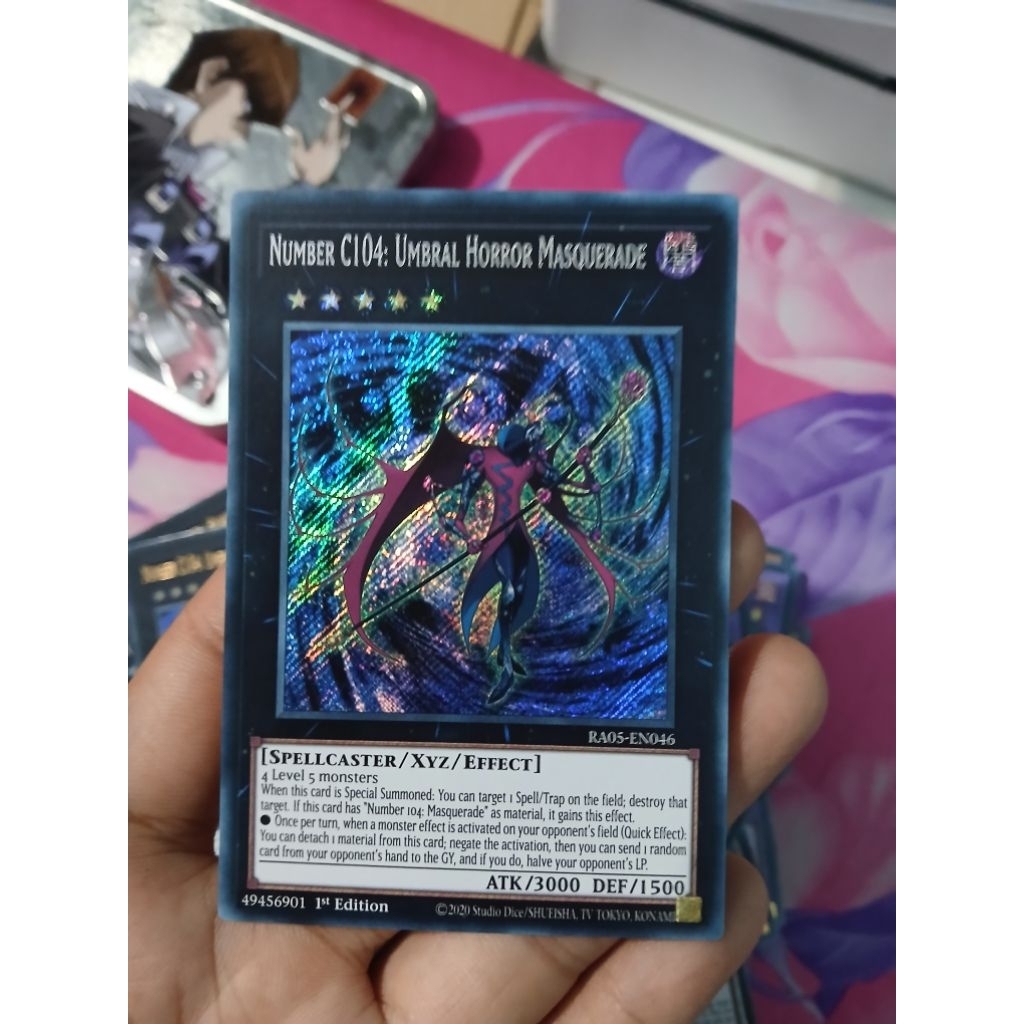 [Yugioh Biên Hòa Store] 1 lá thẻ bài RA05-EN046 Number C104: Umbral Horror Masquerade