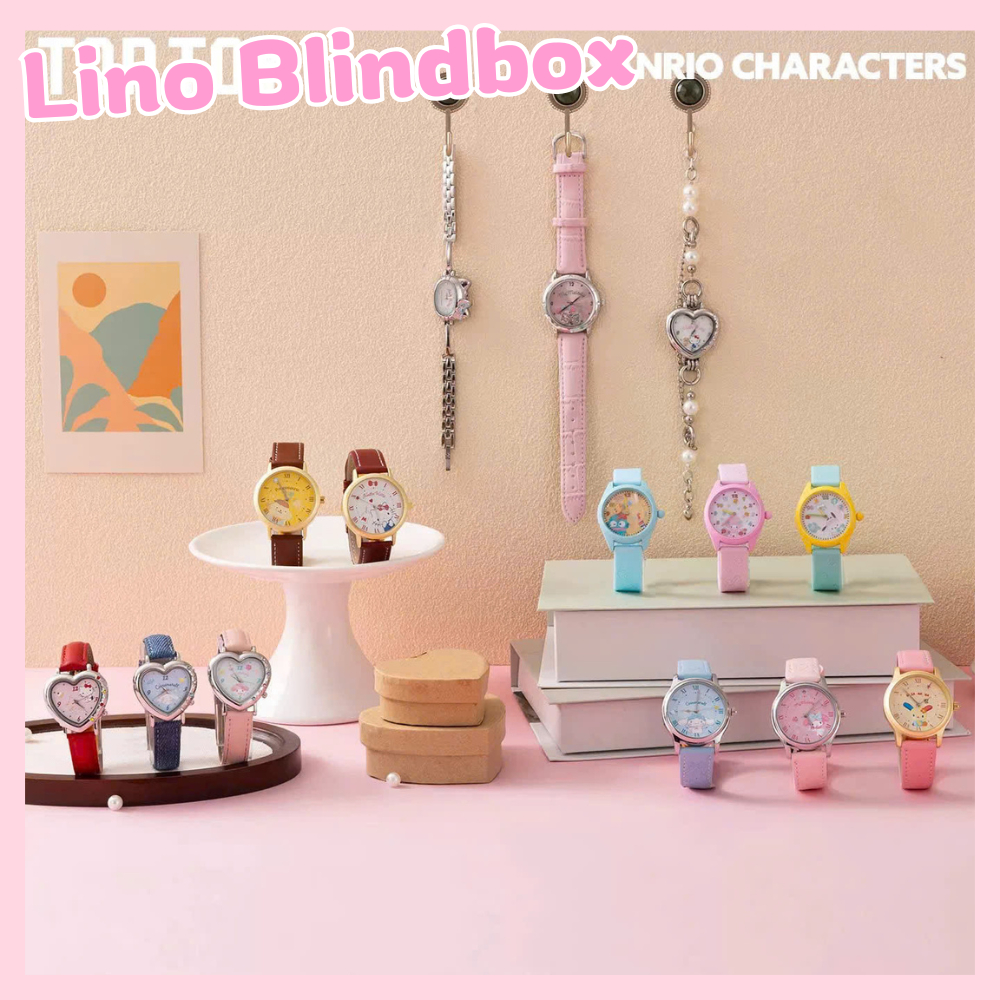 Blindbox Hello Kitty_Sanrio Wrist Watch TT Chính Hãng - Hộp Mù Đồng Hồ Đeo Tay Sanrio