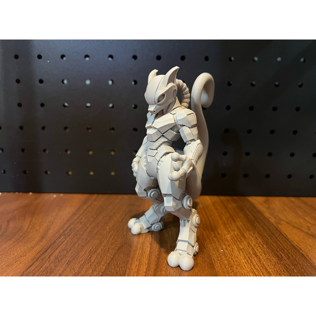 Mô Hình Mewtwo 3D In Cao Cấp – Figure Pokemon Khớp Cử Động Trang Trí/Bày Kệ