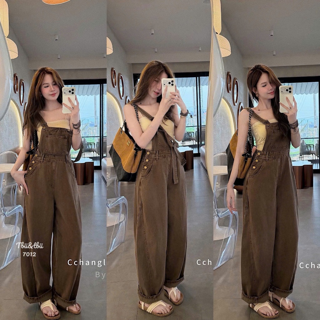 Yếm Baggy Bò Basic #7012
