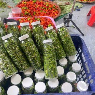 Ớt xiêm rừng tây bắc xóc muối
