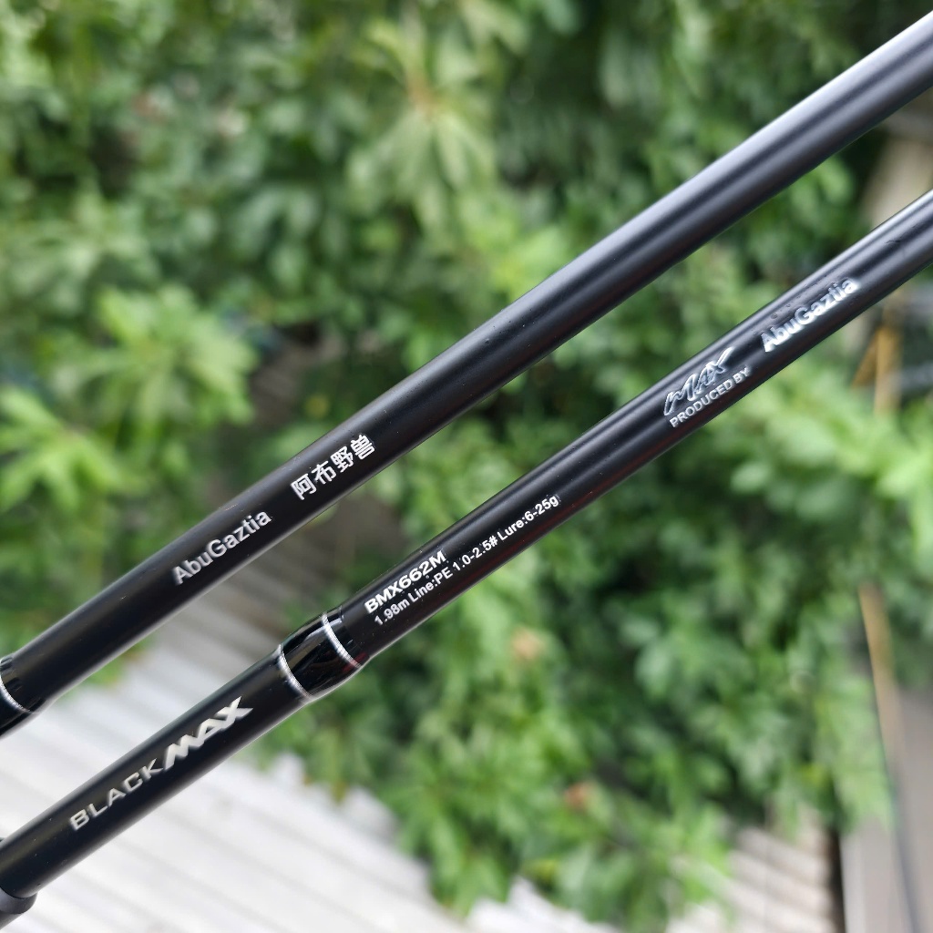 [HOT] Cần Câu Lure Black Max 2023-  đầu bu chống xoắn  Cần Làm Chất liệu Cacbon Siêu Nhẹ