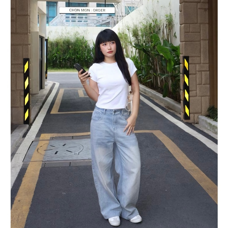 Quần Jean Ống Rộng LODES CLUB Form Unisex Cho Cả Nam Và Nữ Chất Liệu Denim Cao Cấp,Phong Cách Retrol | BigBuy360 - bigbuy360.vn