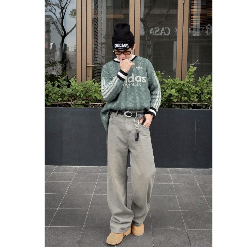 Quần Jean Ống Rộng LODES CLUB Form Unisex Cho Cả Nam Và Nữ Chất Liệu Denim Cao Cấp,Phong Cách Retrol | BigBuy360 - bigbuy360.vn