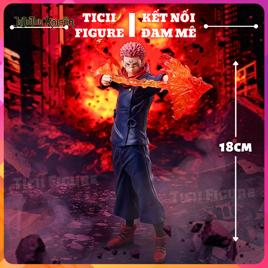 (Có sẵn) Mô hình Sukuna - Shibuya Incident 18cm fullbox - Figure Jujutsu Kaisen